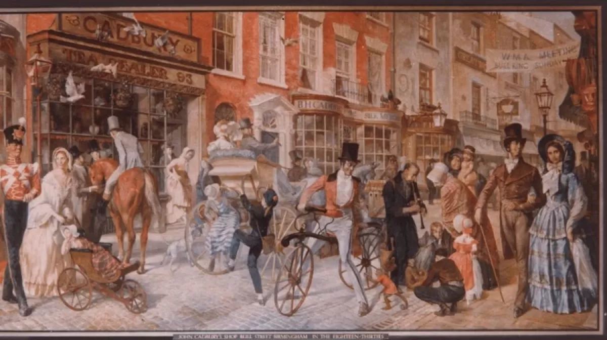 Cadbury chocolate first shop Birmingham