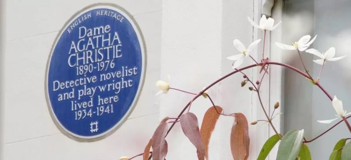 Agatha Christie Blue Plaque