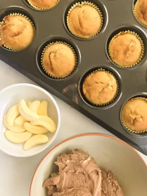 Banana chocolate cupcakes