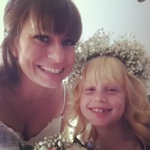 Alena and baby sister