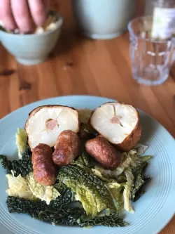 Pigs-in-clover WWII recipe