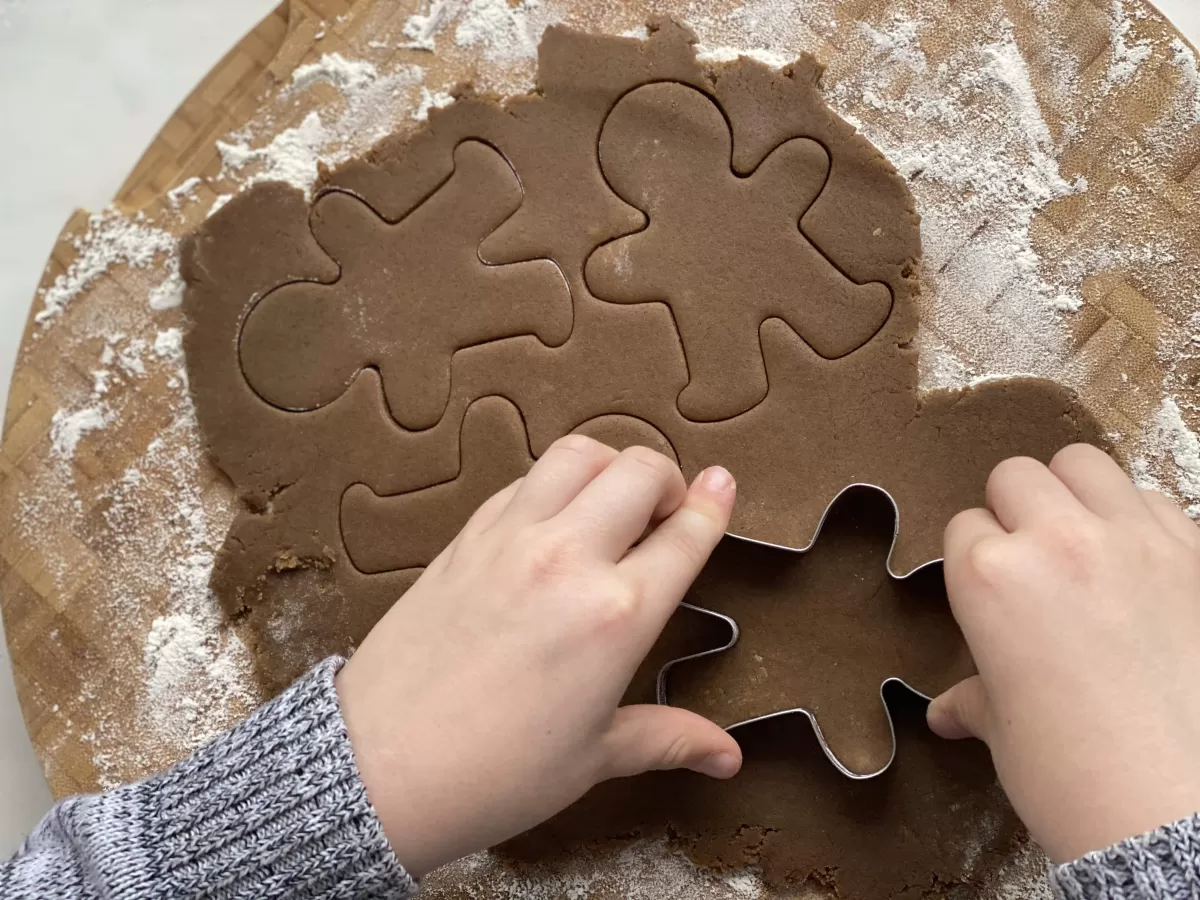 Gingerbread baking with the kids