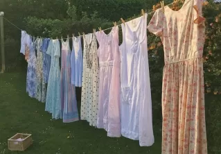 Wearing only dresses: choosing a feminine wardrobe.