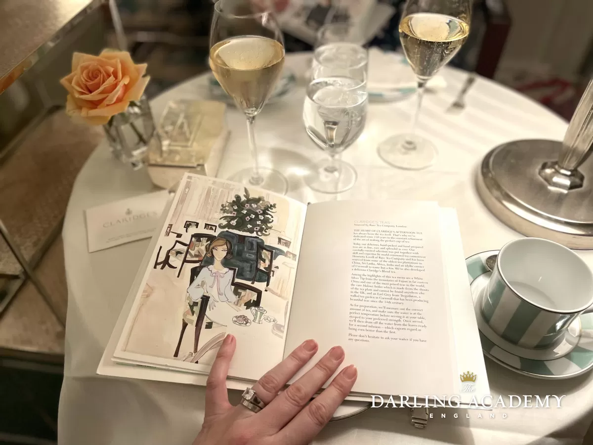 Afternoon tea at Claridges London