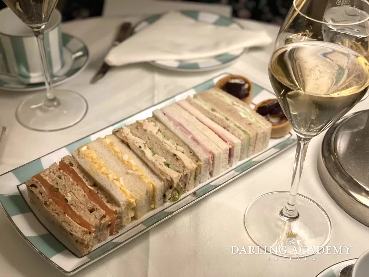 Claridges afternoon tea menu
