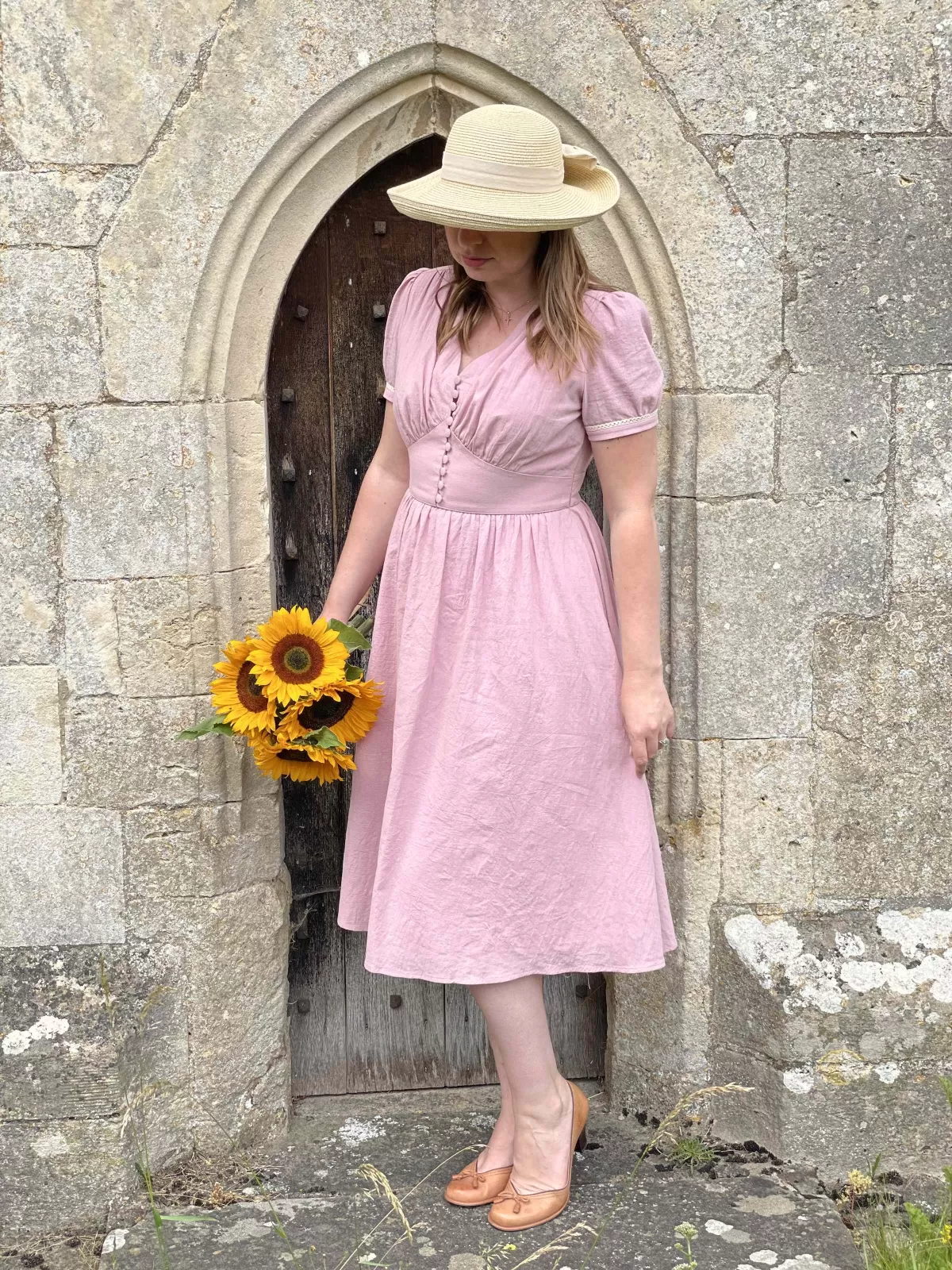 Feminine dress shopping