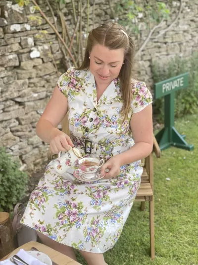 Afternoon tea review Miserden Cotswolds Gloucestershire