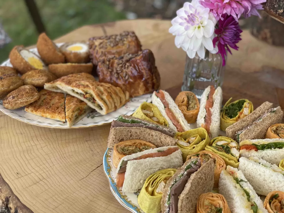 Miserden Estate Gardens cafe afternoon tea