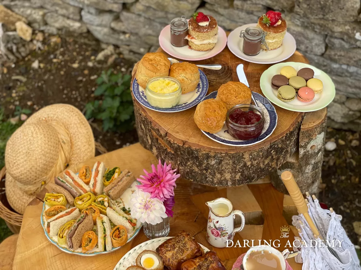 Miserden Estate and Gardens Cotswolds afternoon tea