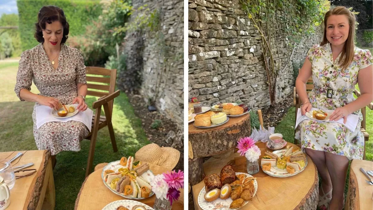 Afternoon tea Cotswolds Mothers Day