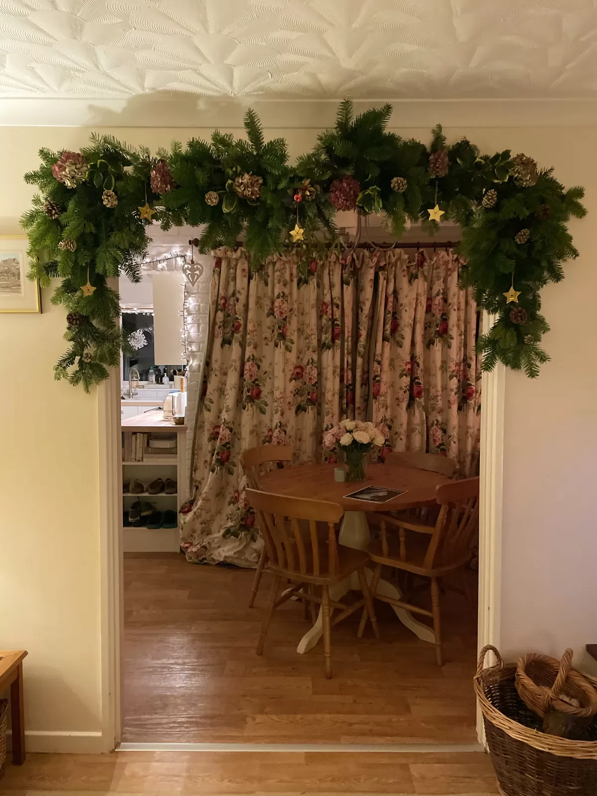 Christmas garland vintage