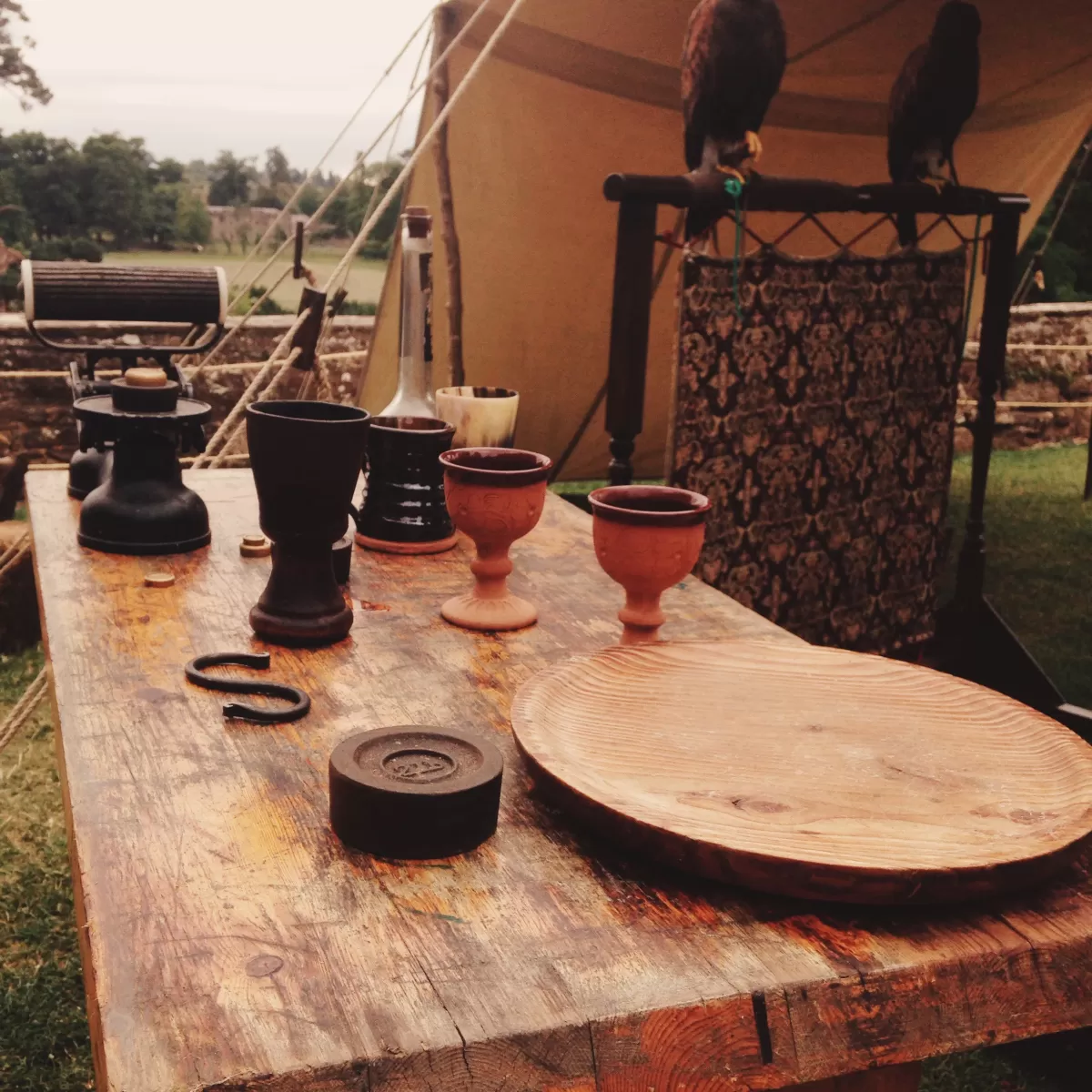 Tudor reinactment at Berkeley Castle