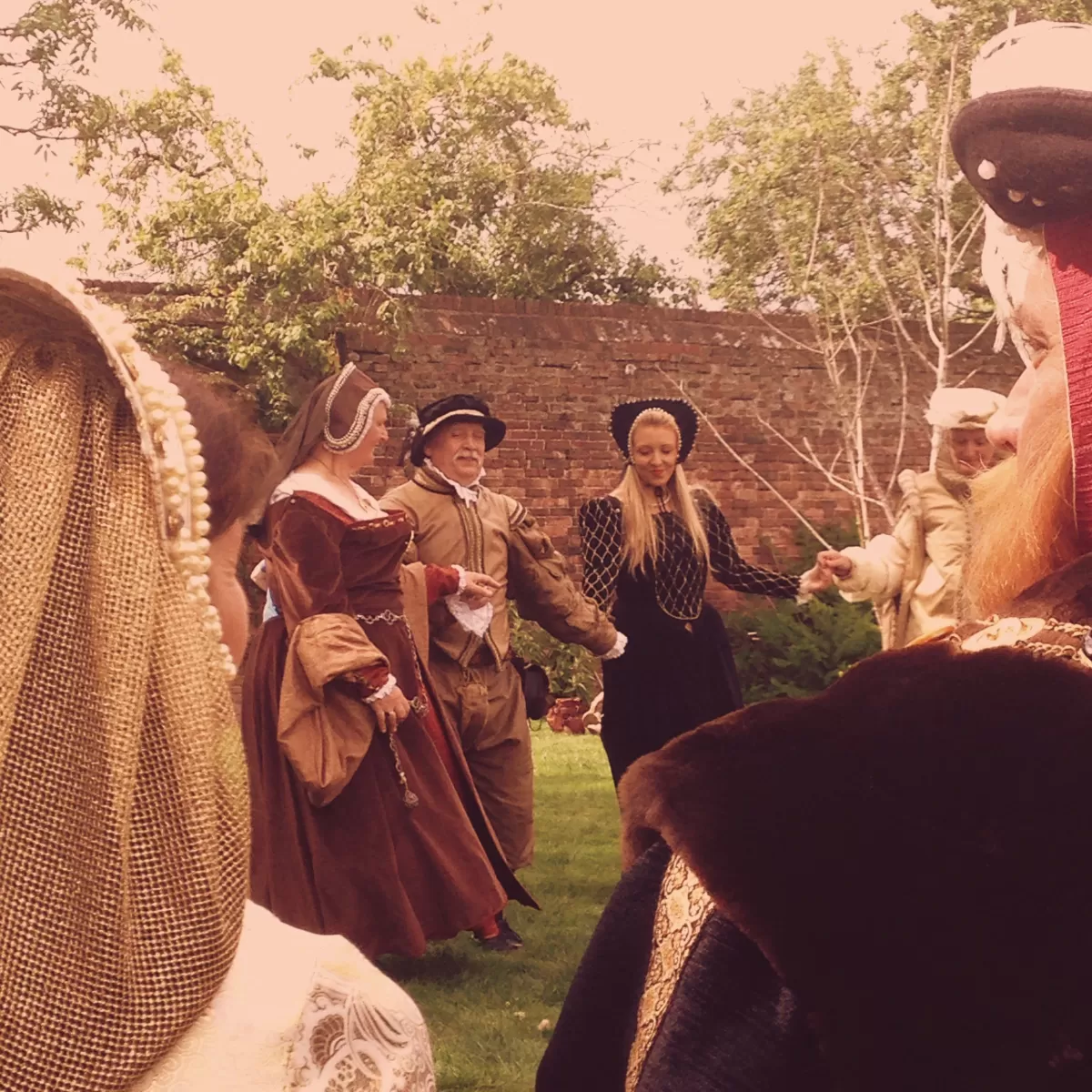 Tudor court at Berkeley Castle