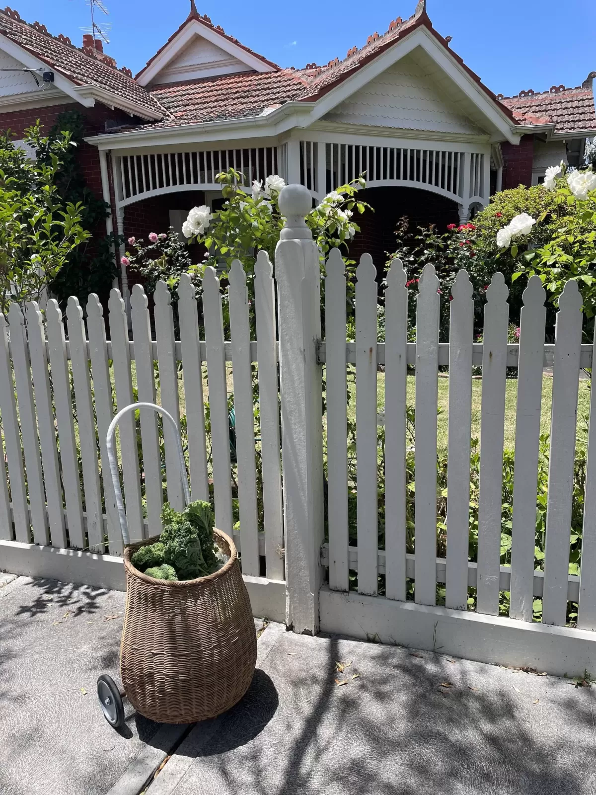 Picket Fences And Baskets