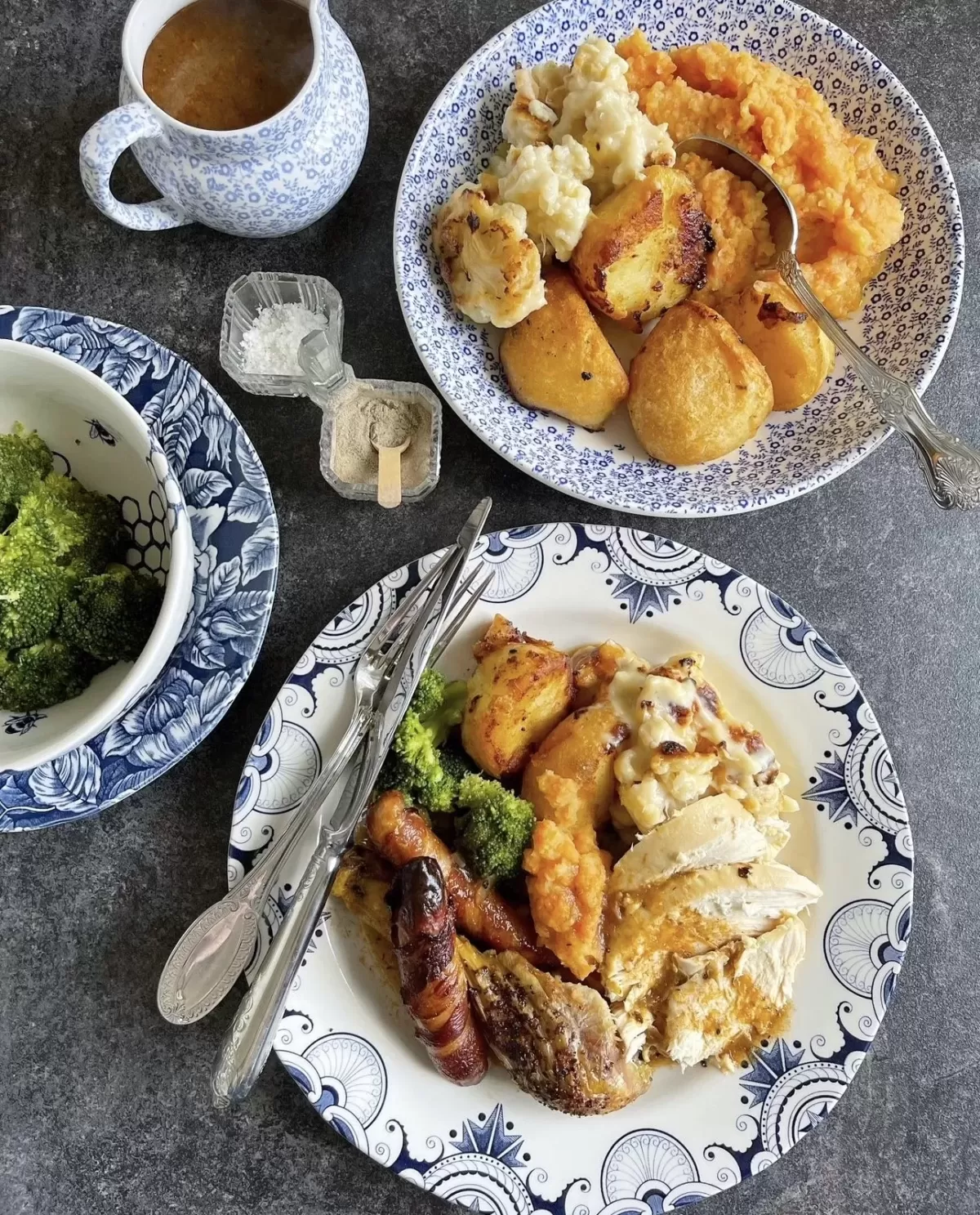 British Traditional Chicken Roast Dinner