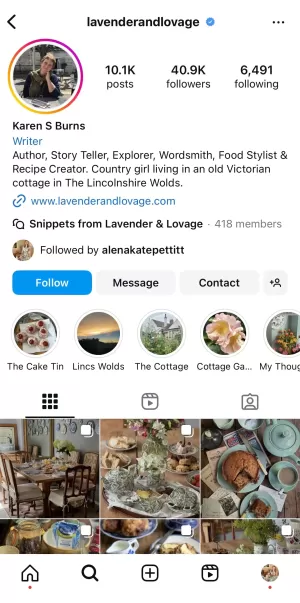 Lavender And Lovage Instagram
